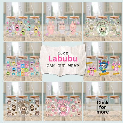 Secret -Labubu 16oz cup wrap