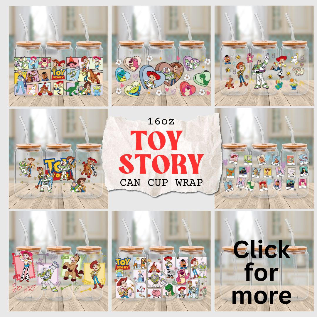 Secret -Toy Story 16oz cup wrap