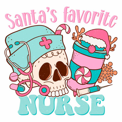 UV DTF Nurse Christmas Decals