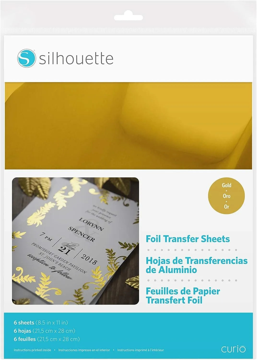 Silhouette Foil Transfer Sheets - Gold