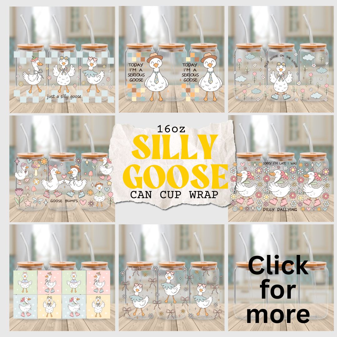 16oz UV DTF Wrap - Silly Goose – Imagine Vinyl