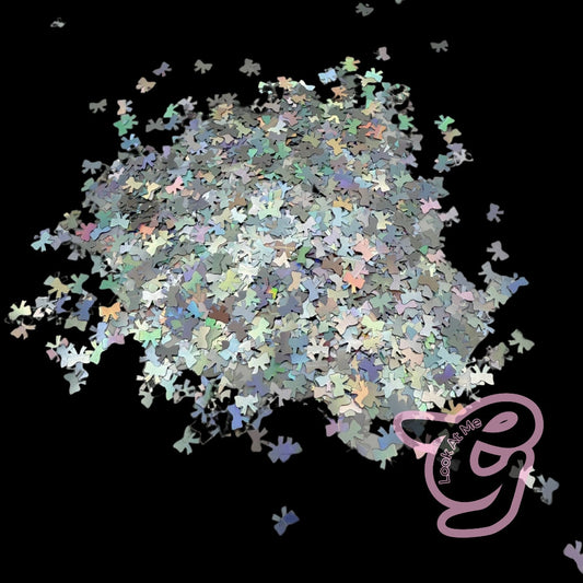Glitter Shapes “BOWS” 50g