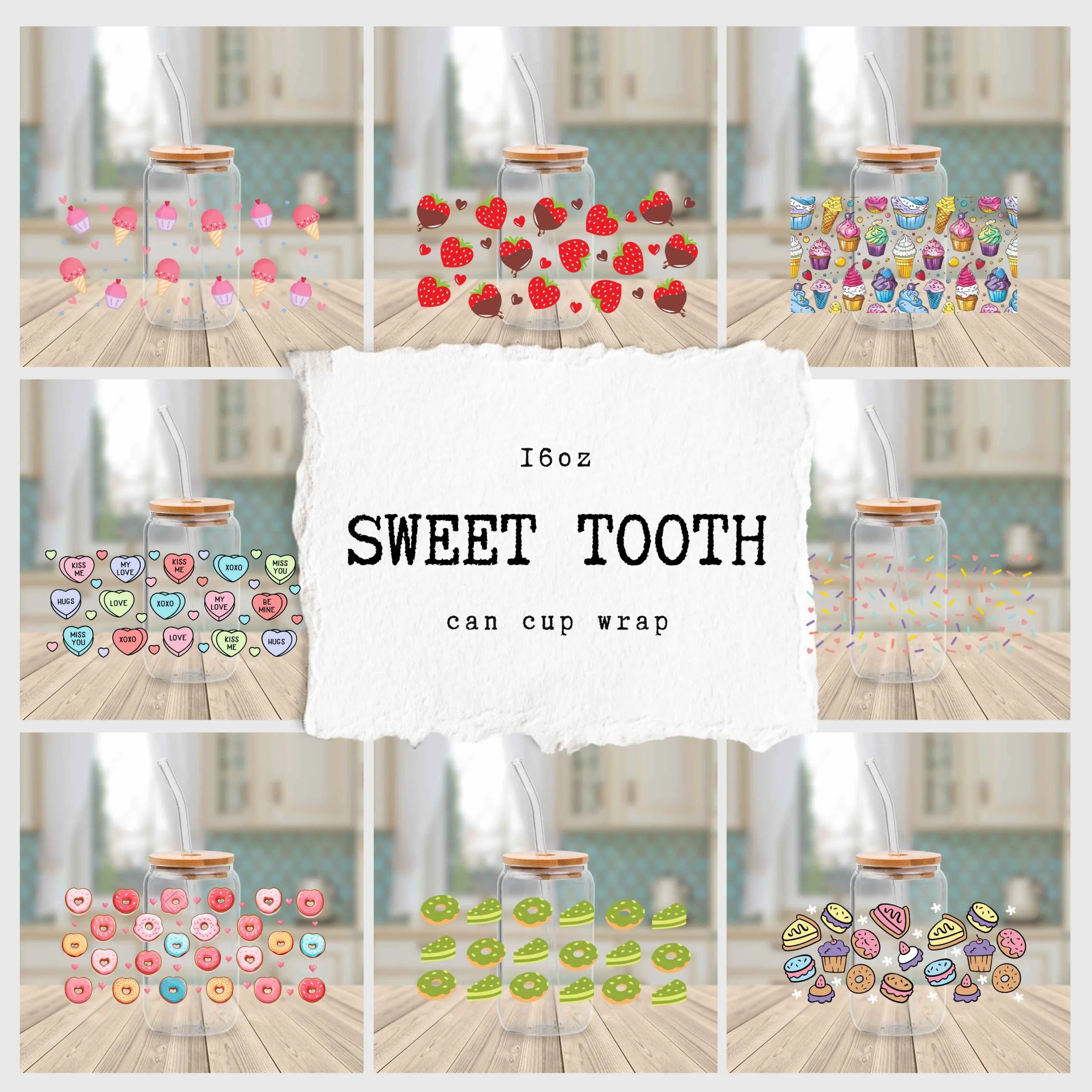 16oz UV DTF - Sweet Tooth – Imagine Vinyl