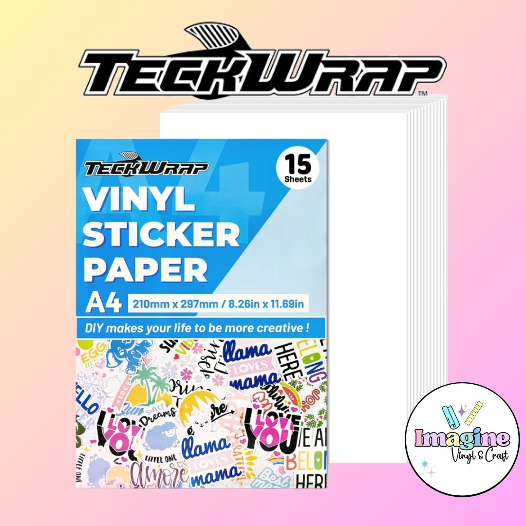 Printable Glossy Sticker Paper - Teckwrap – Imagine Vinyl