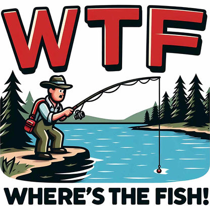 UV-DTF I Love Fishing Decals