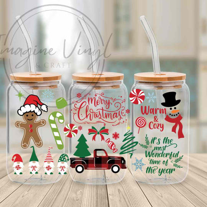 16oz Christmas Cup Wraps Volume 1