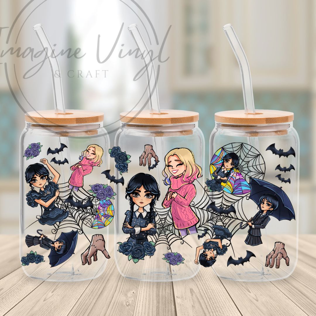 Secret -WEDNESDAY 16oz cup wrap