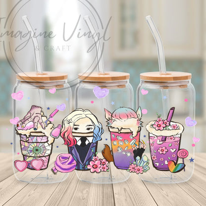Secret -WEDNESDAY 16oz cup wrap