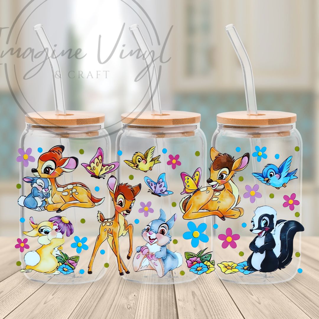 Secret -Bambi 16oz cup wrap