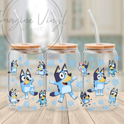 Secret -Bluey 16oz cup wrap