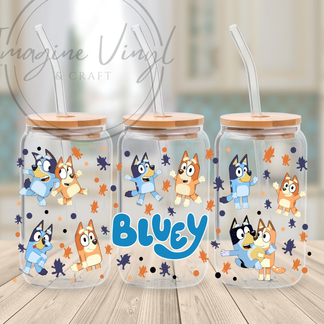 Secret -Bluey 16oz cup wrap