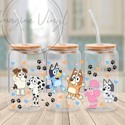 Secret -Bluey 16oz cup wrap