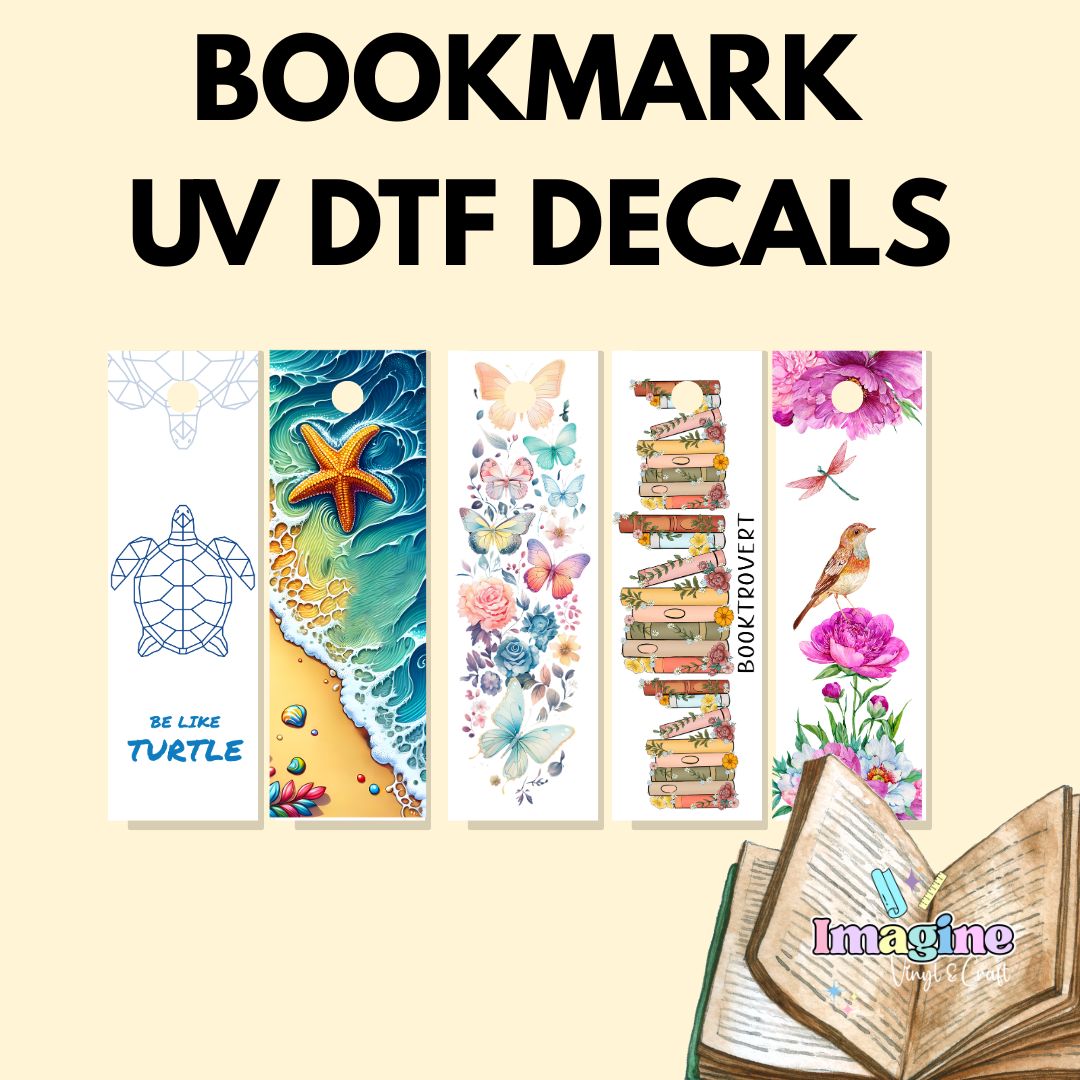 UV-DTF Bookmark Decals – Imagine Vinyl