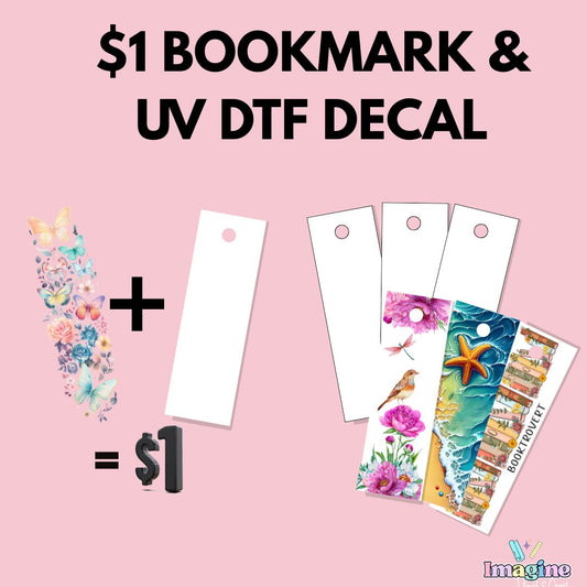 $1 Bookmark and Decal Set