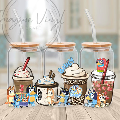 Secret -Bluey 16oz cup wrap