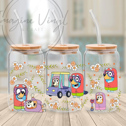 Secret -Bluey 16oz cup wrap