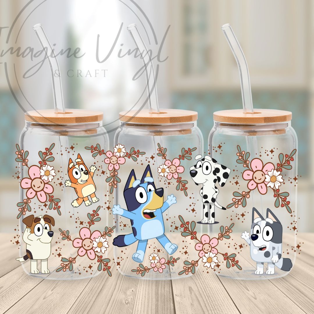 Secret -Bluey 16oz cup wrap