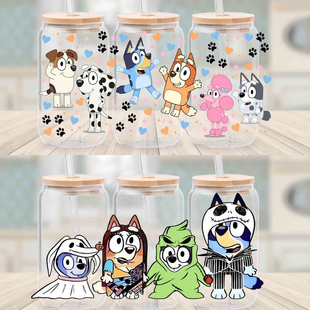Secret -Bluey 16oz cup wrap