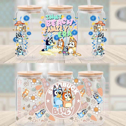 Secret -Bluey 16oz cup wrap