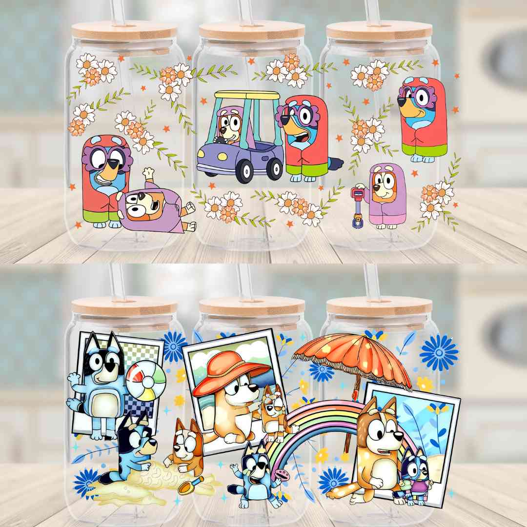 Secret -Bluey 16oz cup wrap