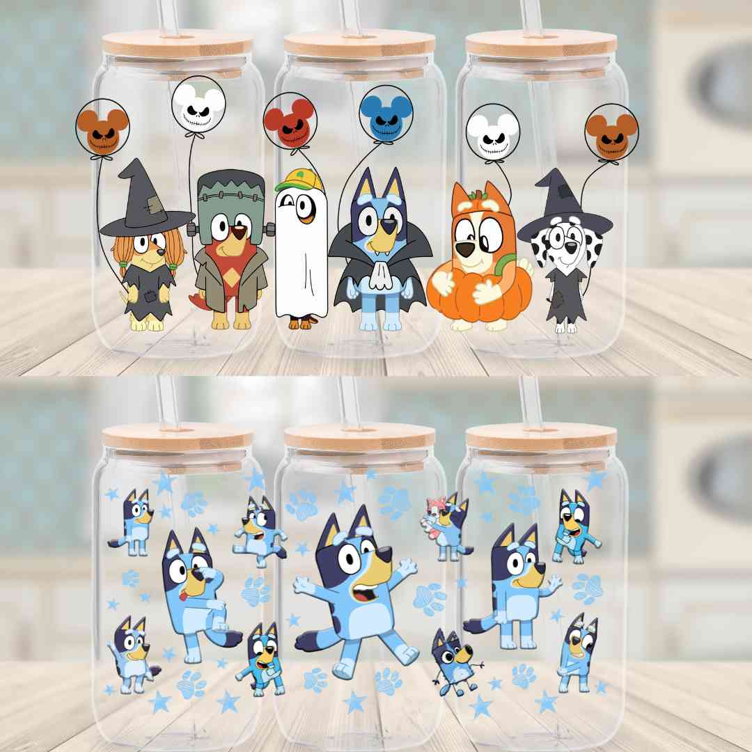 Secret -Bluey 16oz cup wrap