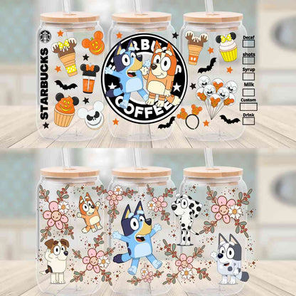 Secret -Bluey 16oz cup wrap