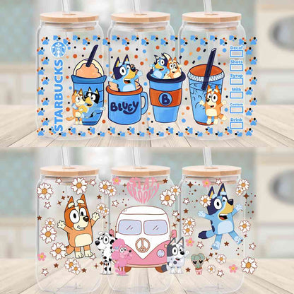 Secret -Bluey 16oz cup wrap