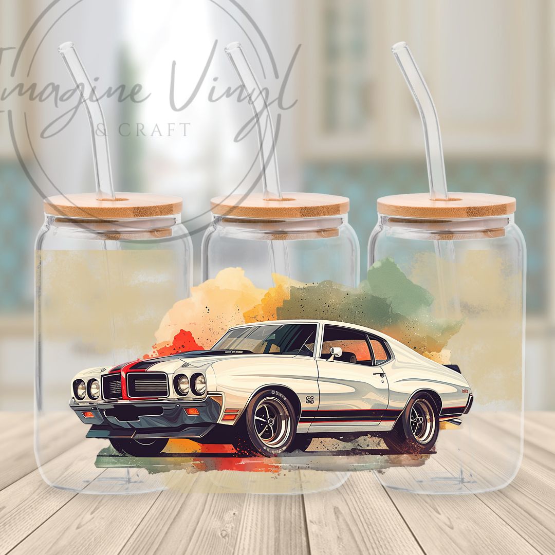 Cars   - 16oz UV DTF Wrap