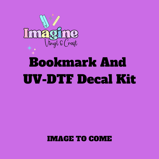 Bookmark And UV-DTF Decal Kit