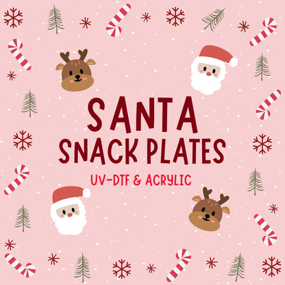 UV-DTF Santa Snack Board
