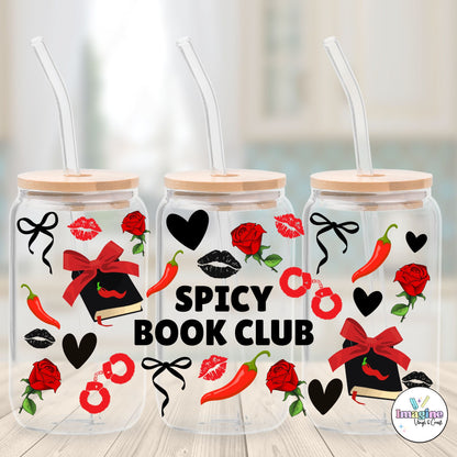 UV-DTF 16oz Spicy Books Cup Wrap