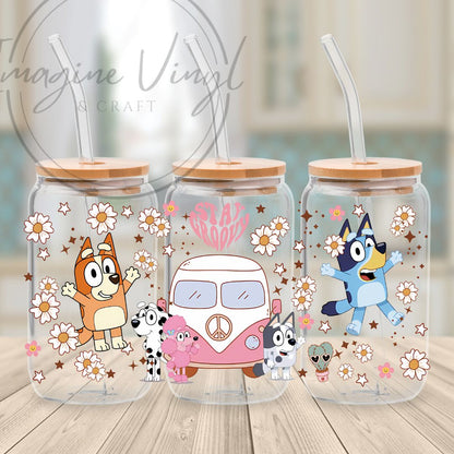 Secret -Bluey 16oz cup wrap