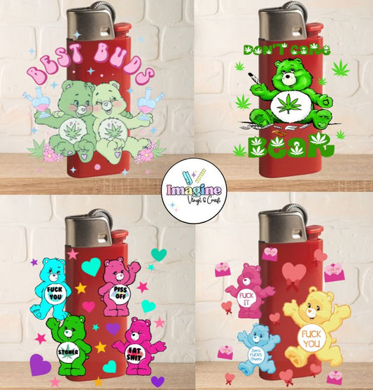 Secret - Lighter Wrap Set Of 4 - Swear Bears