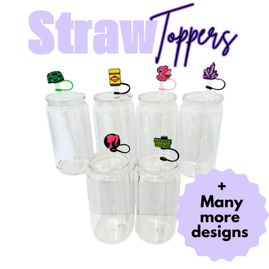 Straw Toppers x4