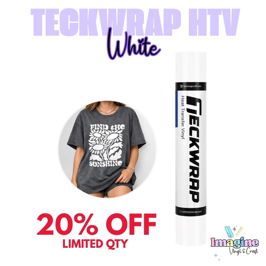 White HTV teckwrap sale