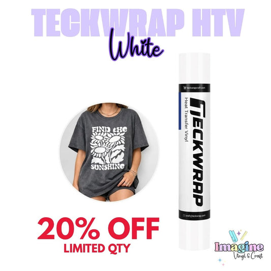 White HTV teckwrap sale